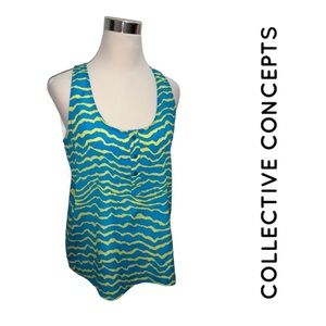 🔴 4/$20 Nordstrom Lime & Aqua Tank